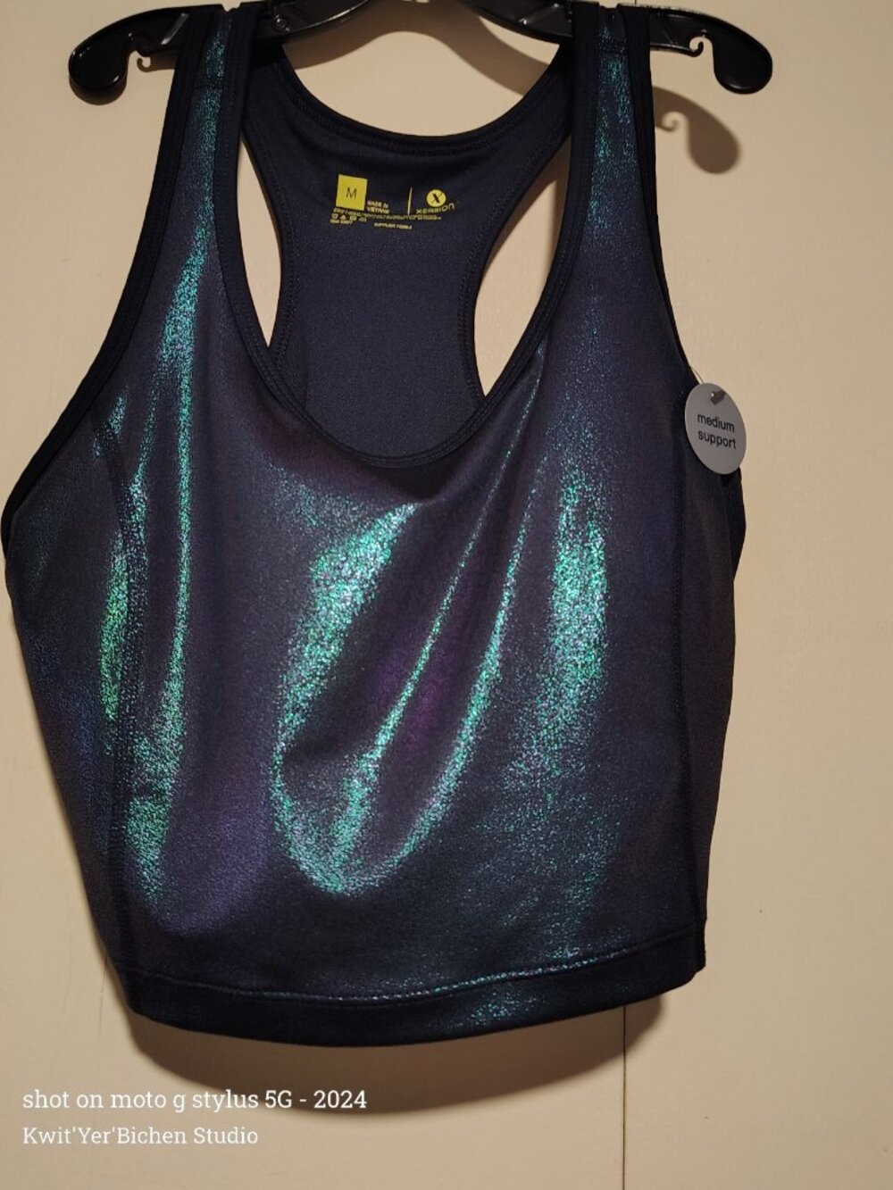XERSION TOP MERMAID SZ MED NWT
